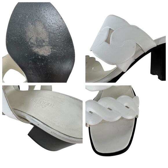 Hermes Grace Leather Mules - Picture 8 of 8